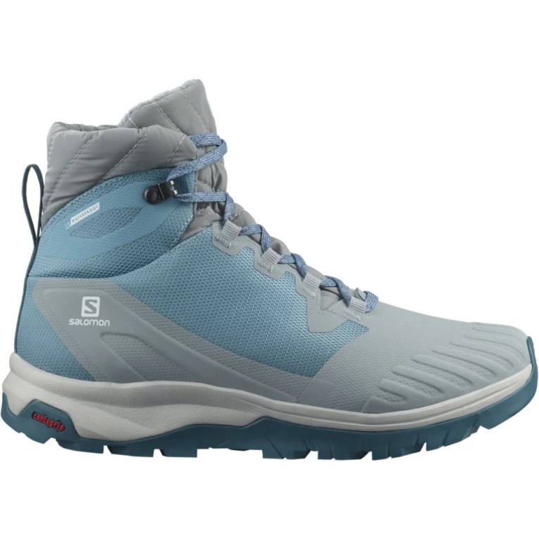 Botas de Invierno Salomon Vaya Blaze Thinsulate Climasalomon Impermeables Mujer Azules Grises | MX NDLB689